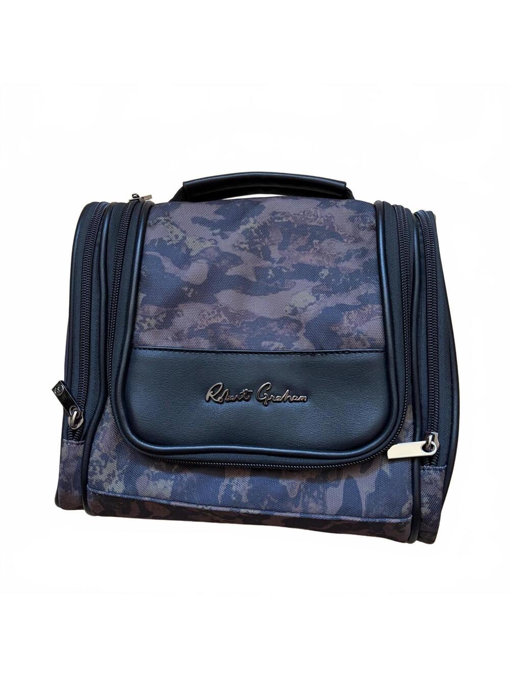 Robert Graham Dopp Kit Hanging Toiletry Bag Travel Case Camo Camouflage Men's